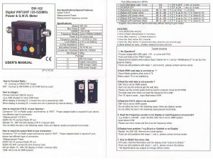 کاتالوگ واتمتر SW-102